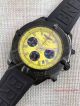 2017 Replica Breitling Chronomat Watch Yellow Dial Black Rubber (2)_th.jpg